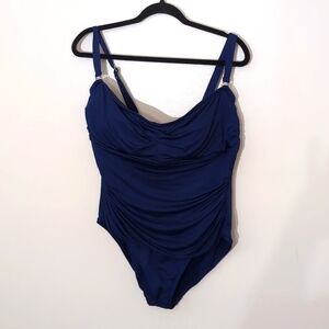 Ralph Lauren| Blue One Piece Swimsuit